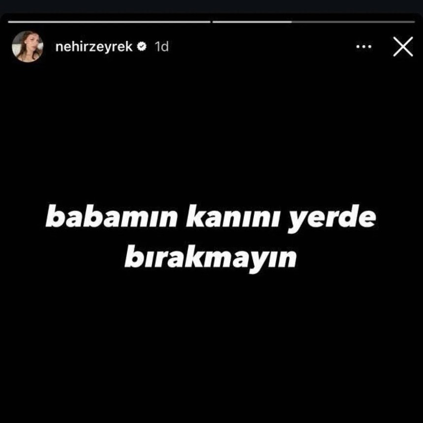 Ferdi Zeyrek'in vefatı sonrası kızından dikkat çeken paylaşım: Babamın kanını yerde bırakmayın! - Resim : 2