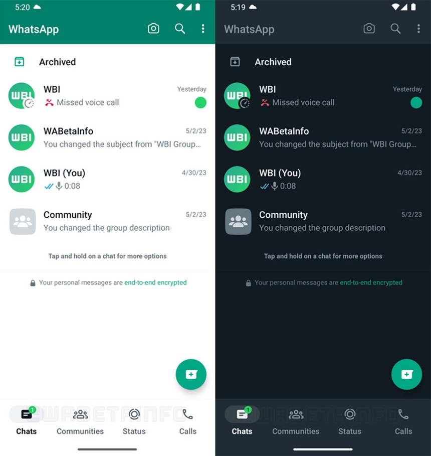 WhatsApp, Android uygulaması için yeni tasarımı yayınlıyor! iPhone'lara benzeyecek...