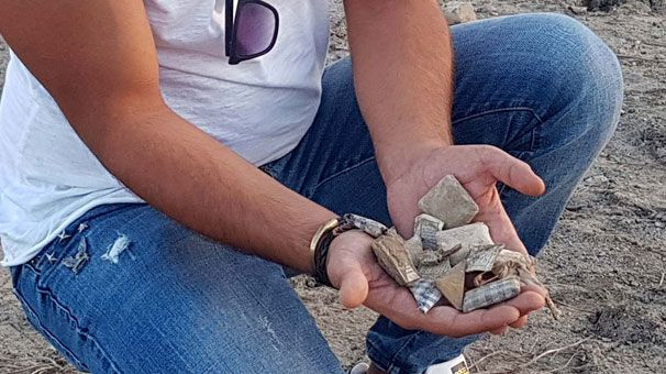 Baraj suyu çekildi, çok sayıda muska ortaya çıktı! - Sayfa 7