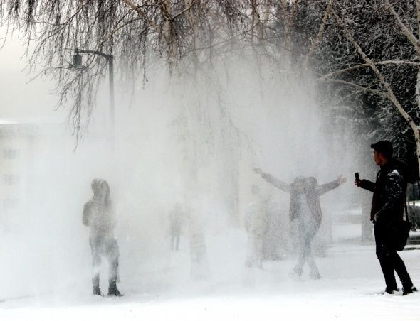 Erzurum'da kartpostallık kar manzaraları! - Sayfa 11