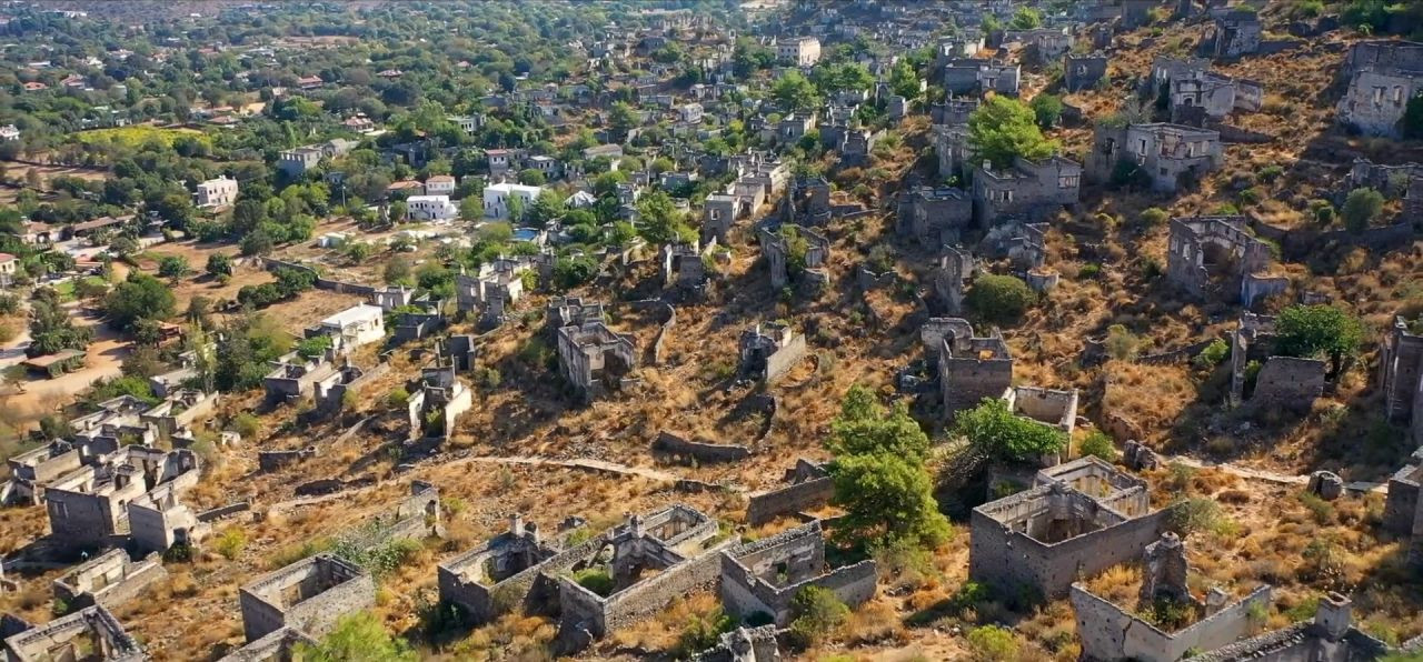 Fethiye'nin 'hayalet köy'ü havadan görüntülendi! - Sayfa 5