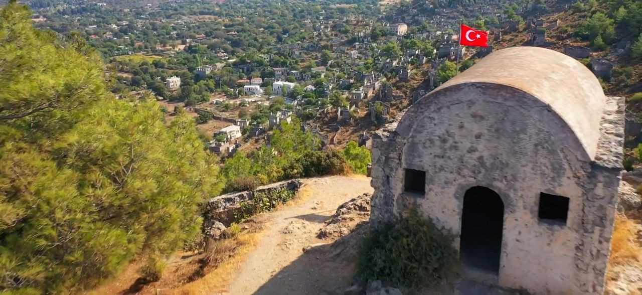 Fethiye'nin 'hayalet köy'ü havadan görüntülendi! - Sayfa 11