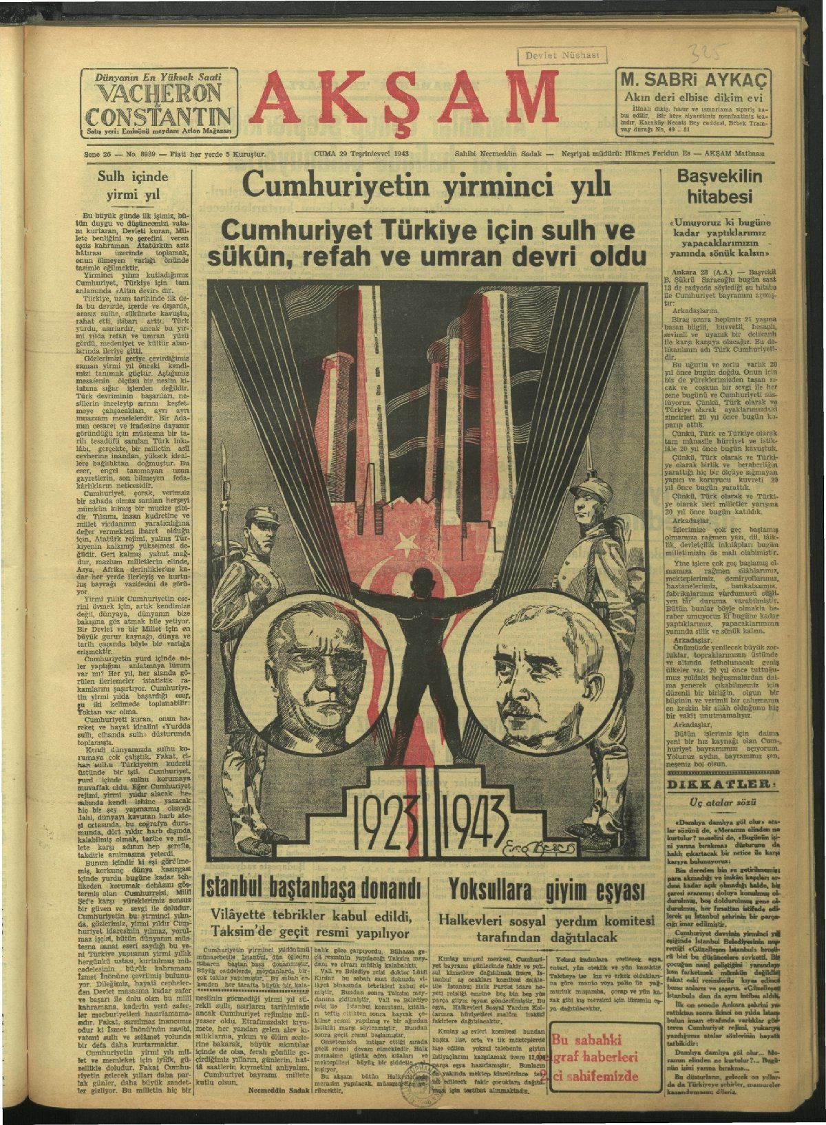 Tarihte Cumhuriyet Bayramı manşetleri! - Sayfa 35