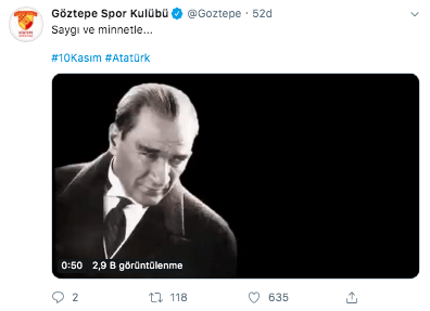 Süper Lig ekipleri Atatürk'ü andı! - Sayfa 6