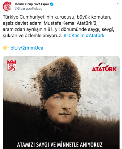 Süper Lig ekipleri Atatürk'ü andı! - Sayfa 8