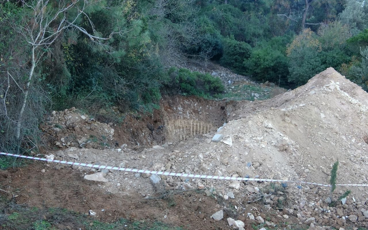 Büyükada’da kazılan dev çukurlar havadan görüntülendi - Sayfa 9