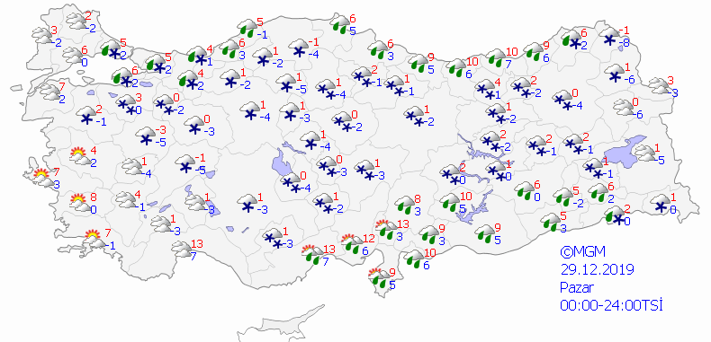 Kar o gün İstanbul'a geliyor! İşte gün gün Türkiye'nin kar haritası... - Sayfa 9