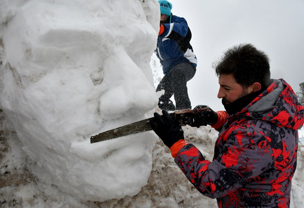 Kars'ta kardan heykel seferberliği... - Sayfa 12