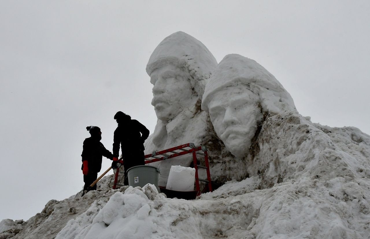 Kars'ta kardan heykel seferberliği... - Sayfa 14