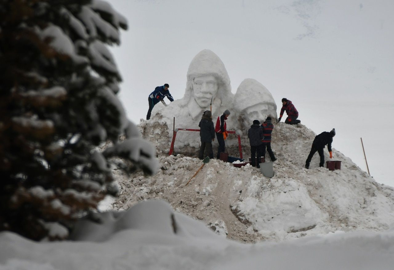 Kars'ta kardan heykel seferberliği... - Sayfa 16
