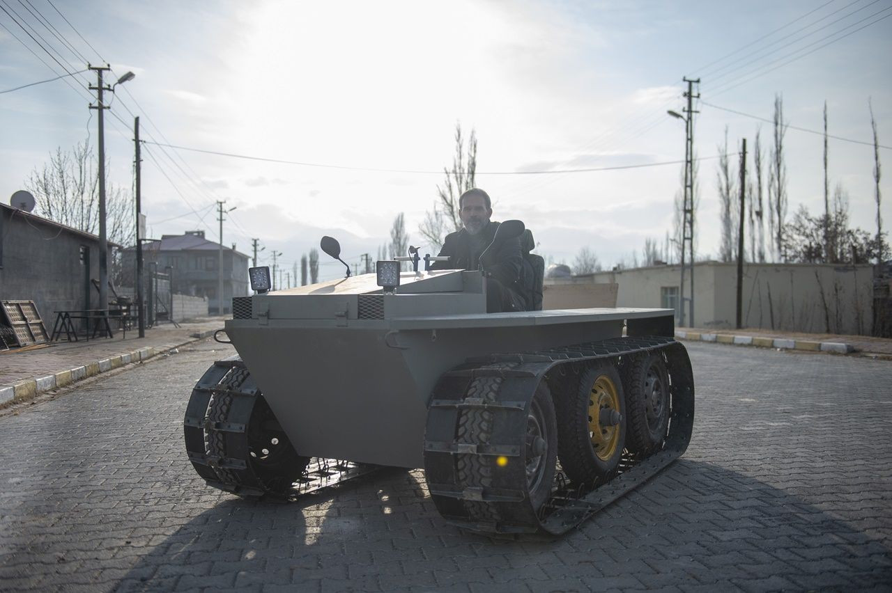 Evlerinin garajında paletli araç yaptılar... - Sayfa 6