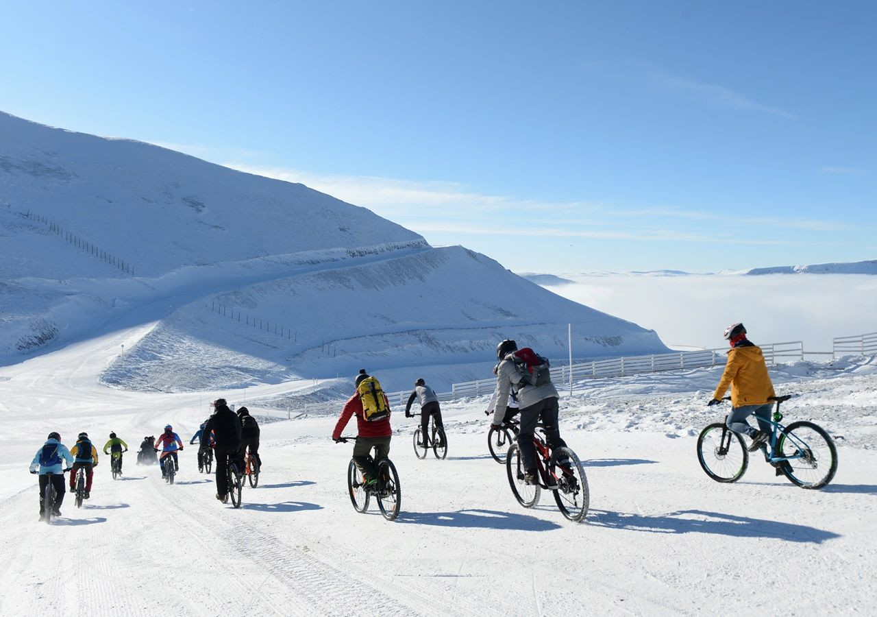 Palandöken'de karda bisiklet keyfi... - Sayfa 5
