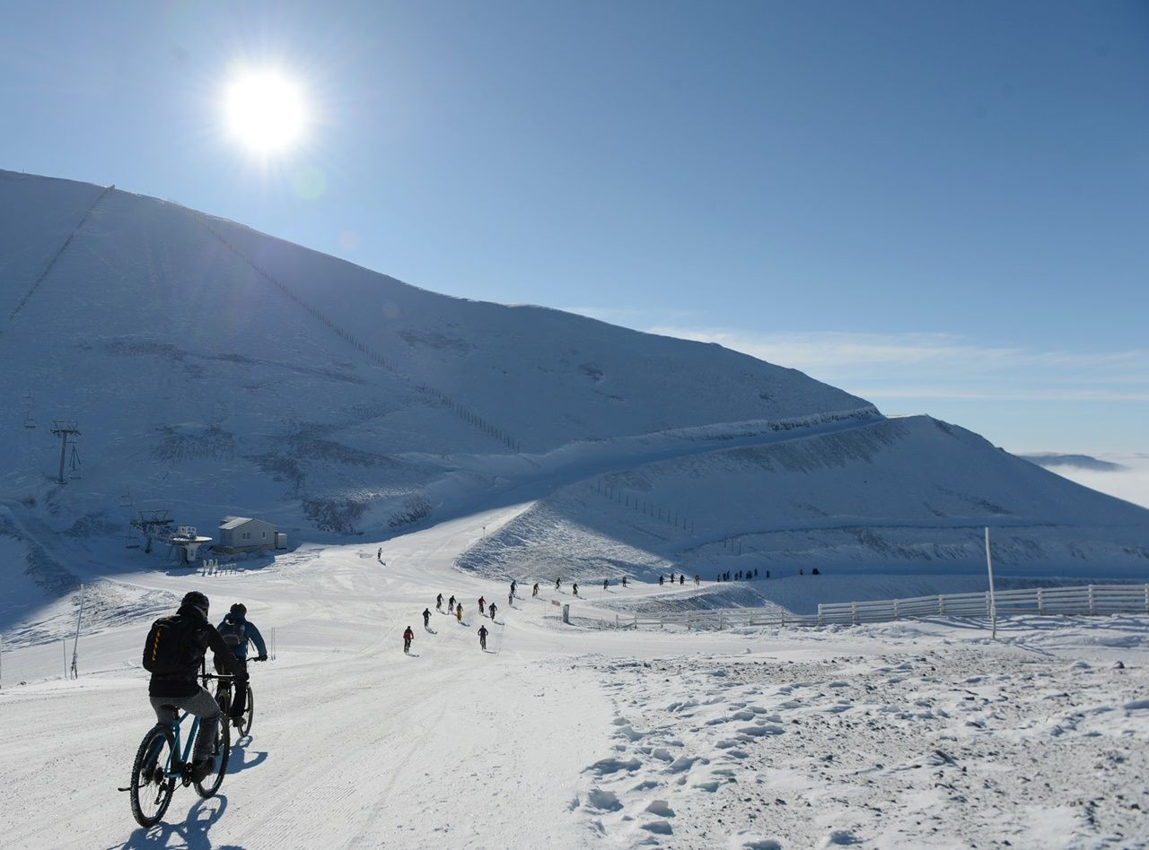 Palandöken'de karda bisiklet keyfi... - Sayfa 7