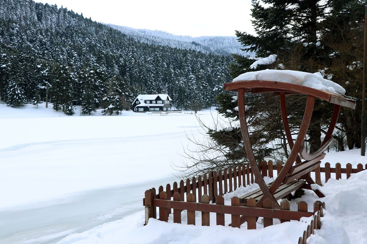 Karlar altındaki Gölcük'ten muhteşem kareler! - Sayfa 9