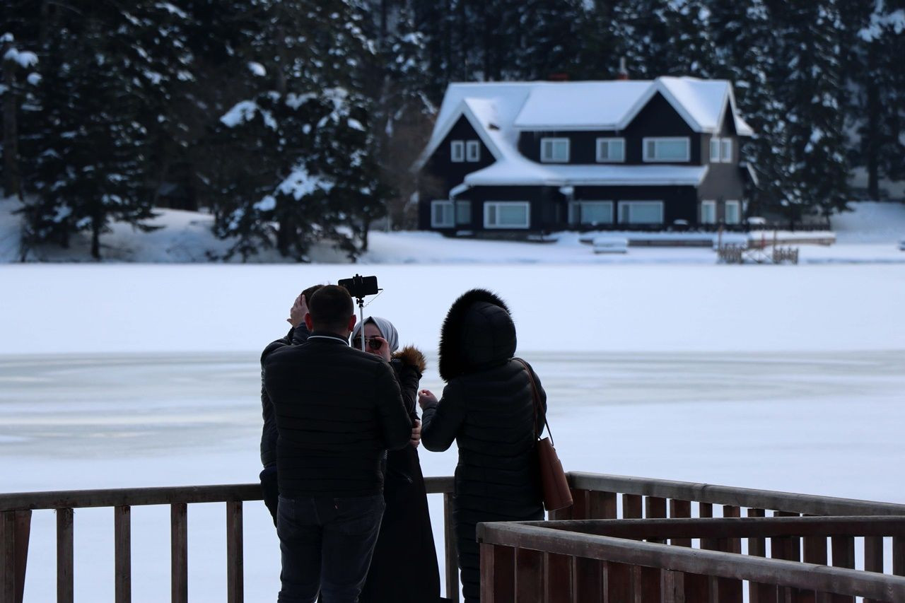 Karlar altındaki Gölcük'ten muhteşem kareler! - Sayfa 10