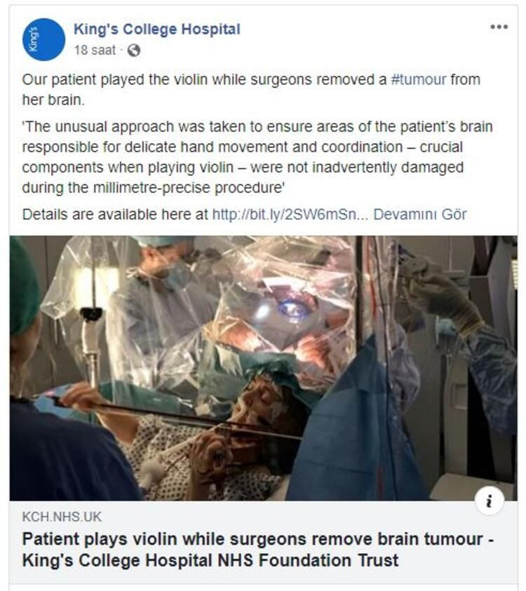 Ünlü sanatçı beyin ameliyatında keman çaldı - Sayfa 10