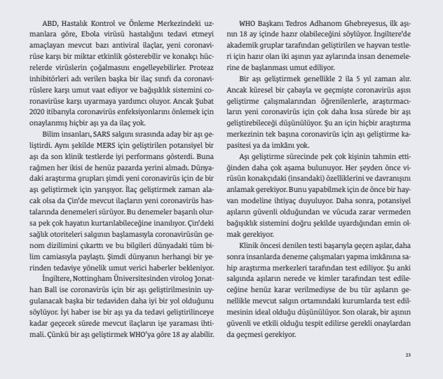 Koronavirüs'le ilgili bilmeniz gerekenler... - Sayfa 17