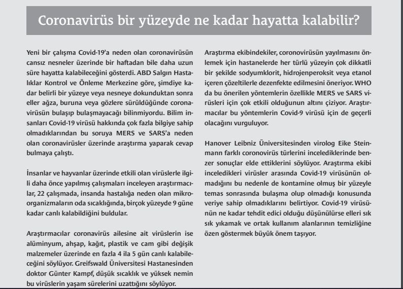 Koronavirüs'le ilgili bilmeniz gerekenler... - Sayfa 7
