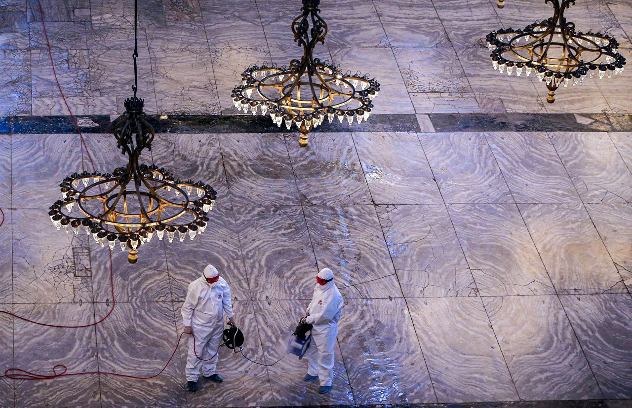 Ayasofya böyle dezenfekte edildi... - Sayfa 11