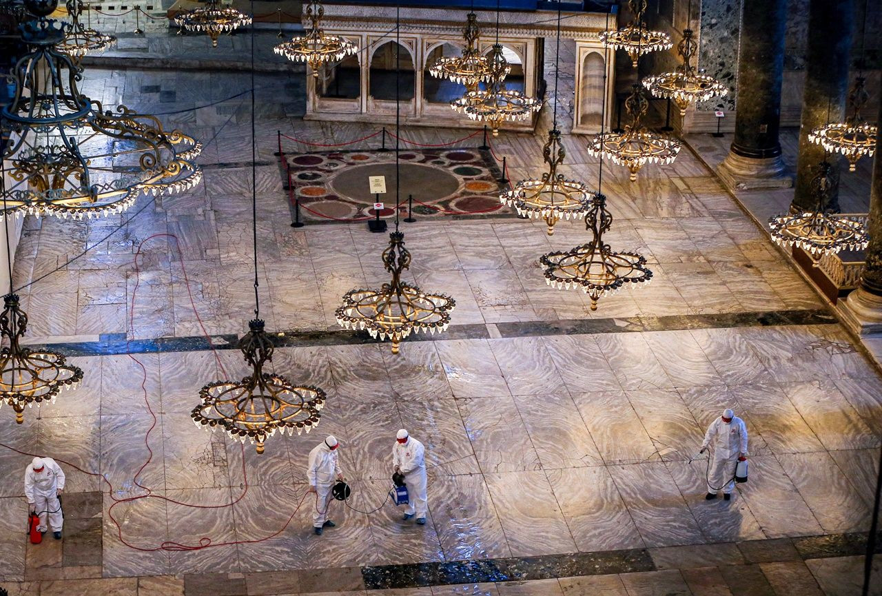 Ayasofya böyle dezenfekte edildi... - Sayfa 12