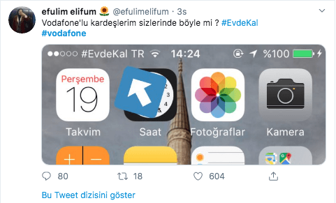 Vodafone'dan müşterilerine 'Evde Kal' mesajı - Sayfa 7