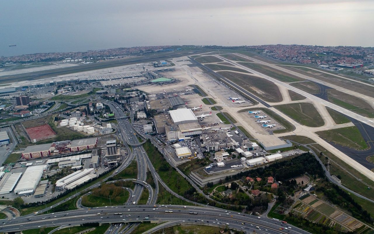 Koronavirüs sonrası Atatürk Havalimanı uçaklarla doldu - Sayfa 9