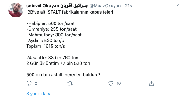 İmamoğlu "2 günde 500 bin ton asfalt döktük" dedi! Sosyal medyadan tepki yağdı... - Sayfa 10