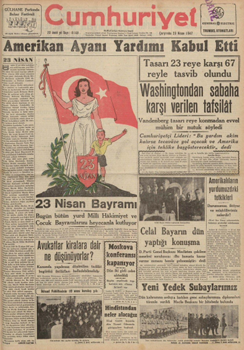 Tarihte 23 Nisan gazete manşetleri - Sayfa 11