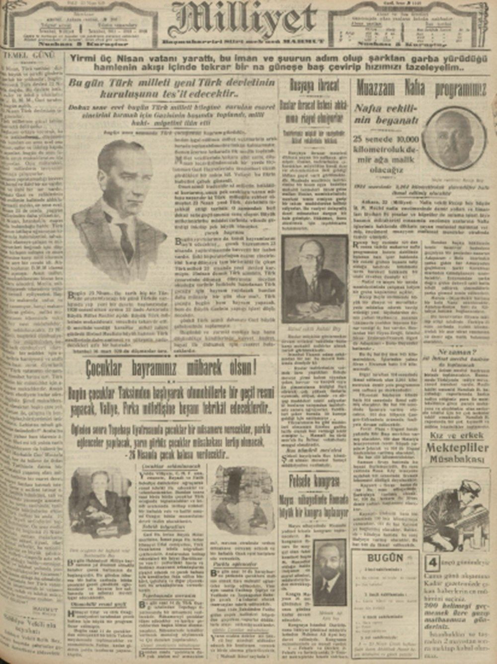 Tarihte 23 Nisan gazete manşetleri - Sayfa 19