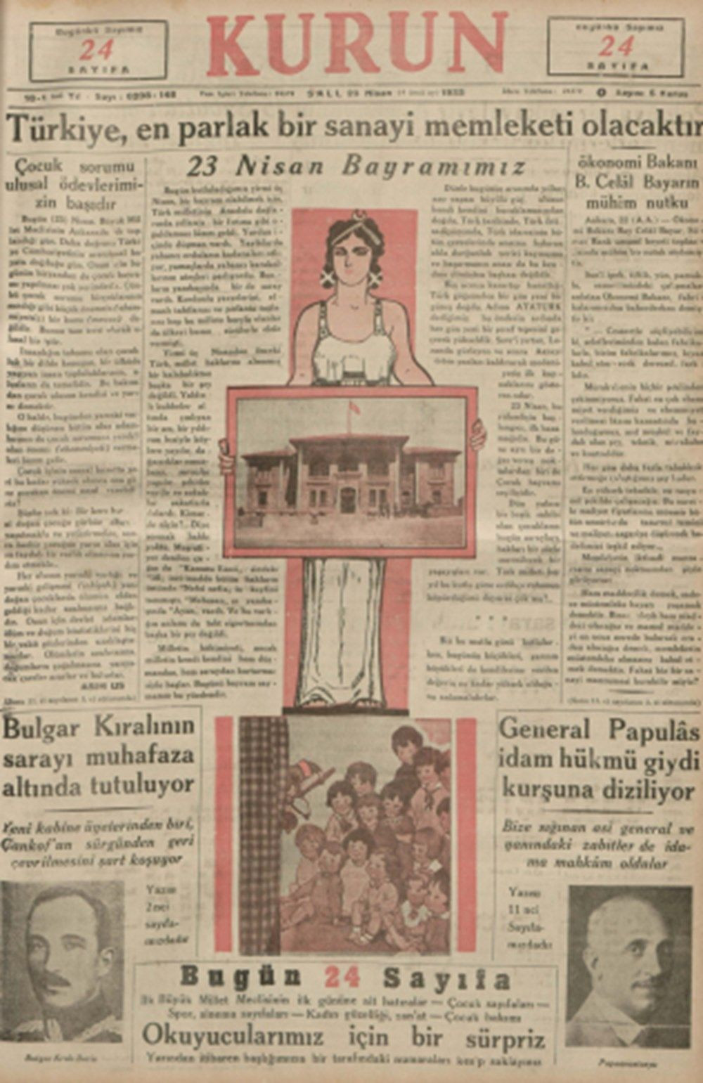 Tarihte 23 Nisan gazete manşetleri - Sayfa 17