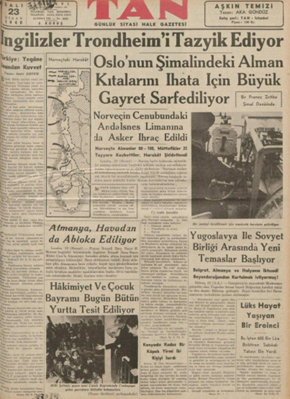 Tarihte 23 Nisan gazete manşetleri - Sayfa 27