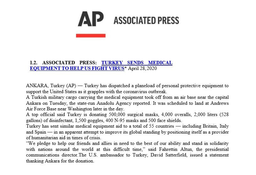 Türkiye'nin yardımı ABD medyasının manşetlerinde! - Sayfa 20
