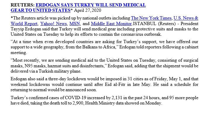Türkiye'nin yardımı ABD medyasının manşetlerinde! - Sayfa 17