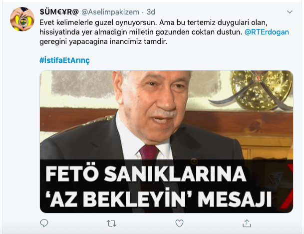 15 Temmuz Gazilerinden Bülent Arınç'a istifa çağrısı! - Sayfa 8