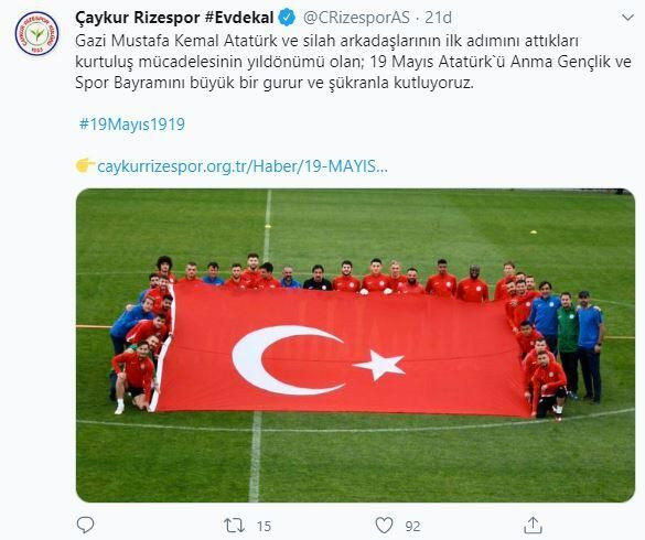 Spor camiasından 19 Mayıs paylaşımları! - Sayfa 12