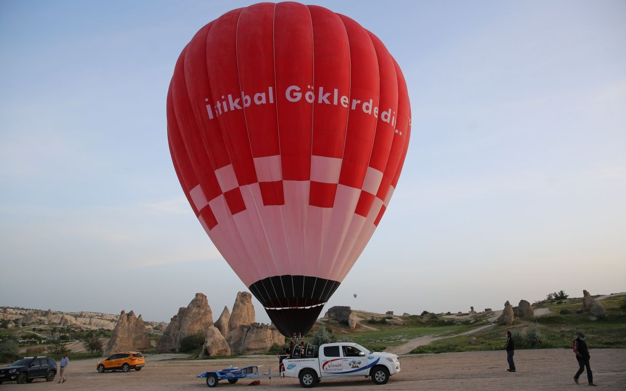 Türkiye’nin 'yerli ve milli' ilk sıcak hava balonu Atatürk ve Türk bayrağı ile havalandı - Sayfa 13