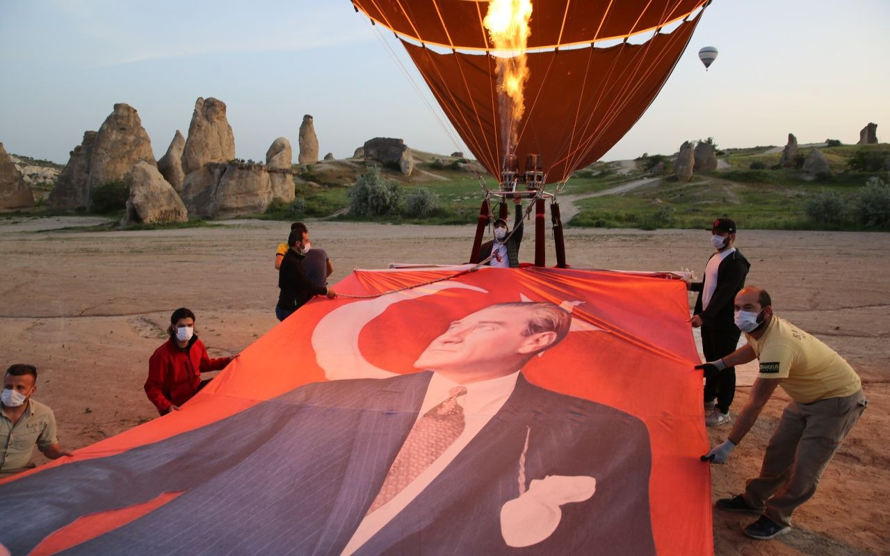 Türkiye’nin 'yerli ve milli' ilk sıcak hava balonu Atatürk ve Türk bayrağı ile havalandı - Sayfa 10