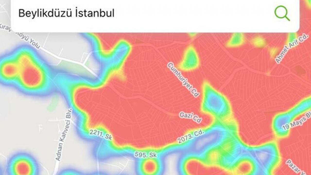 Son dakika... İstanbul’un koronavirüs yoğunluk haritası güncellendi; İşte en riskli bölgeler... - Sayfa 25