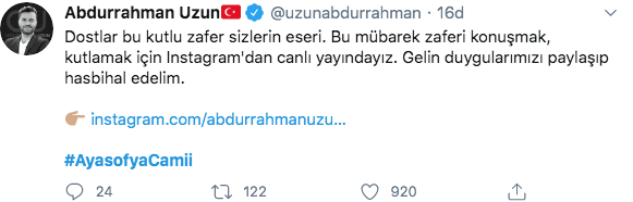 Sosyal medyada Ayasofya coşkusu - Sayfa 9