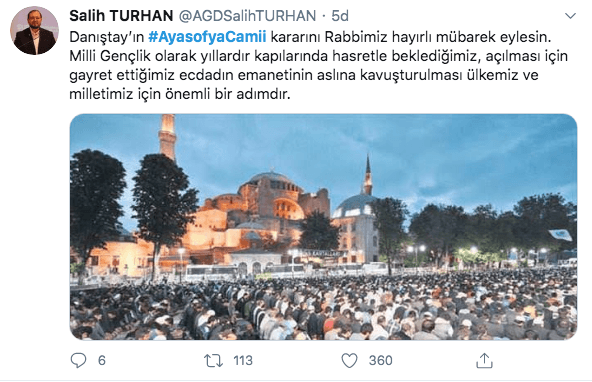 Sosyal medyada Ayasofya coşkusu - Sayfa 23