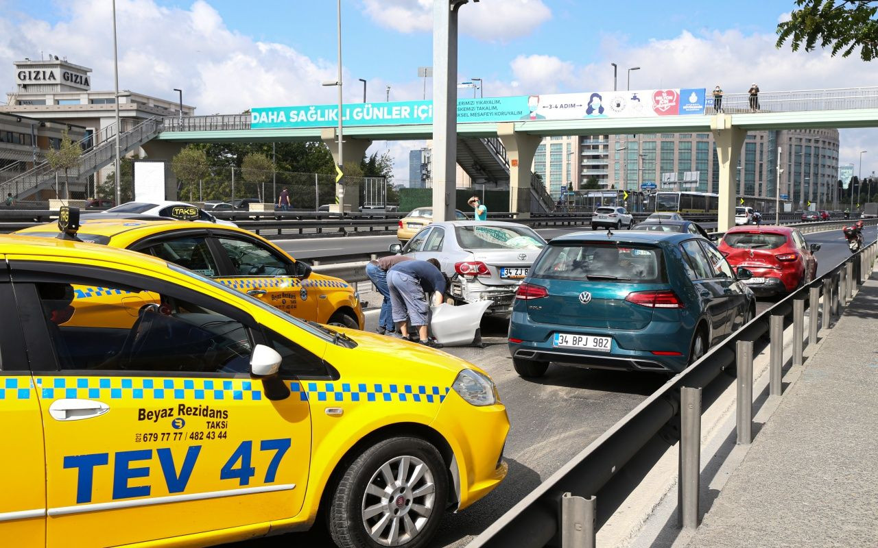 Dökülen motor yağı zincirleme kazaya neden oldu - Sayfa 7