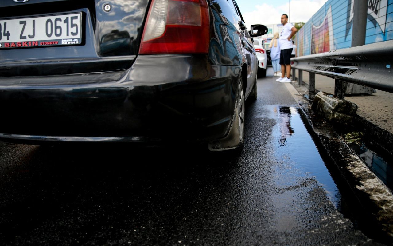 Dökülen motor yağı zincirleme kazaya neden oldu - Sayfa 6