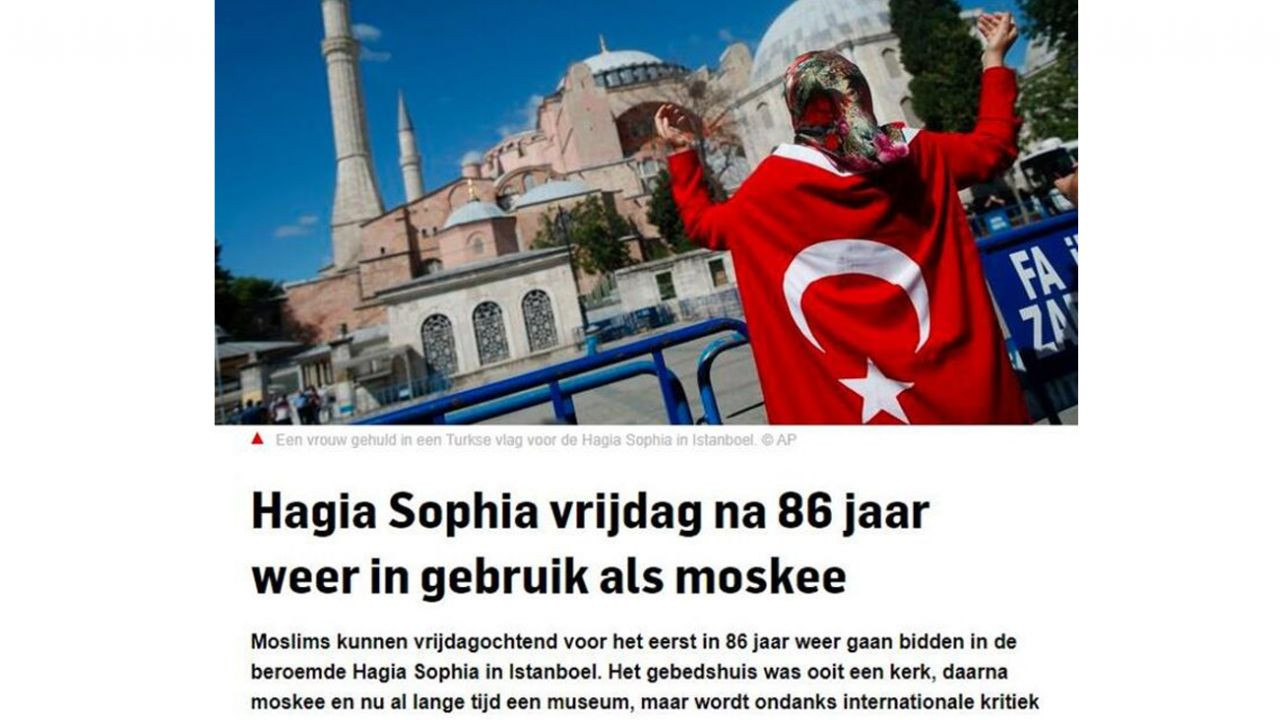 Ayasofya'da kılınan ilk Cuma namazı dünya basınında da manşetlerde - Sayfa 10