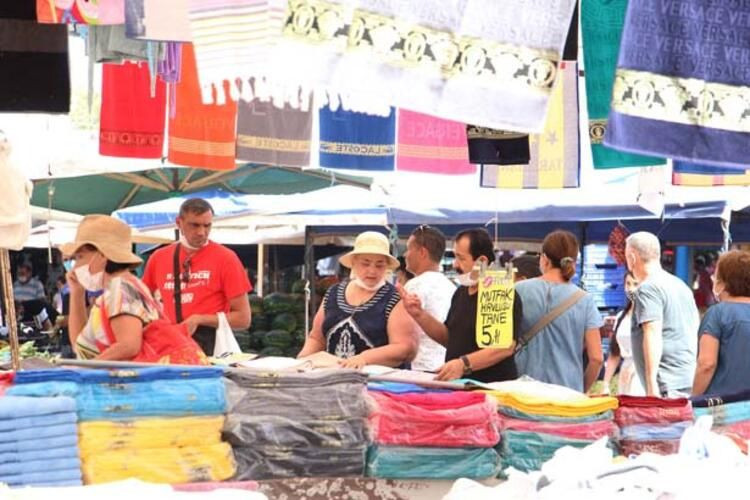 Sosyete pazarında zabıta, 'maskesiz'leri uyarmaktan yoruldu - Sayfa 8