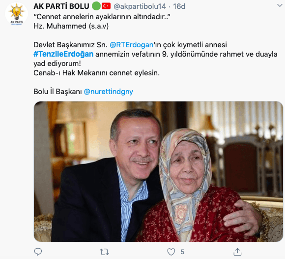 Türkiye Tenzile Erdoğan'ı unutmadı - Sayfa 16