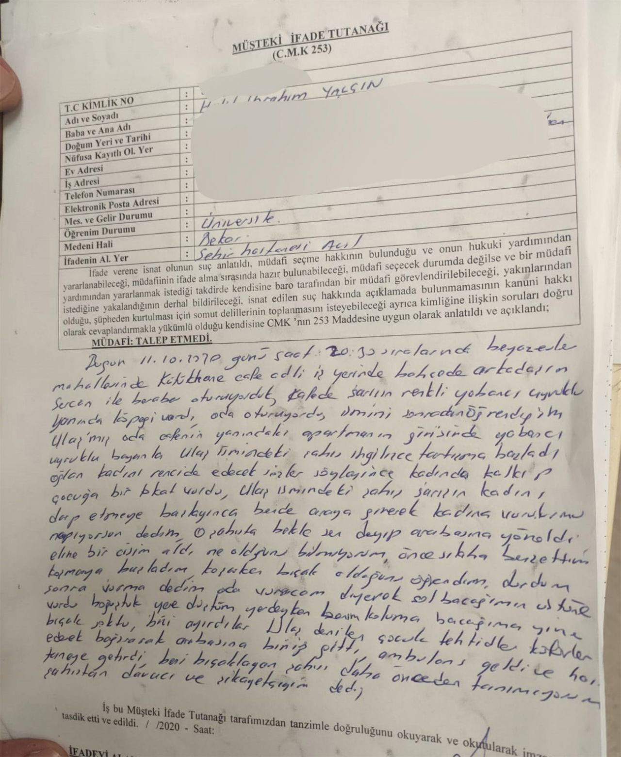 Darp edilen genç kızı kurtarmak isterken bıçaklandı! - Sayfa 11