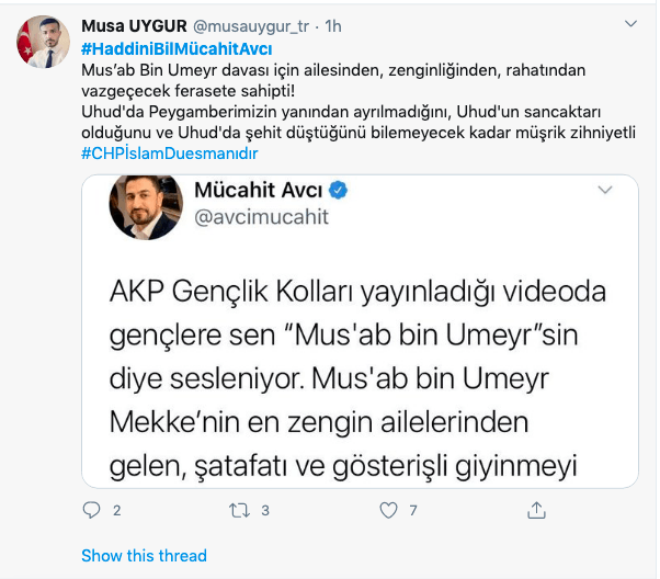 Hz. Muhammed'in bayraktarına dil uzattı! - Sayfa 15