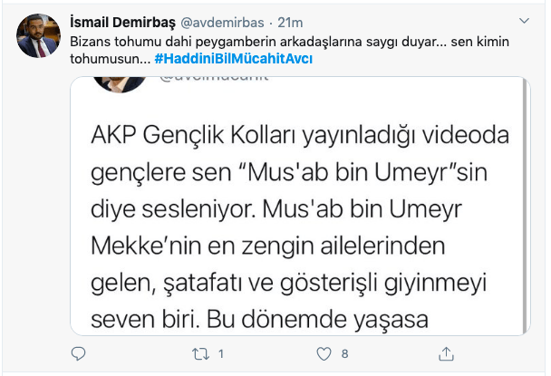 Hz. Muhammed'in bayraktarına dil uzattı! - Sayfa 13