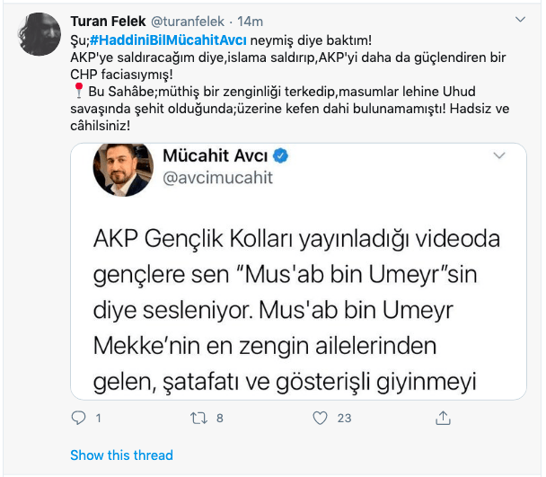 Hz. Muhammed'in bayraktarına dil uzattı! - Sayfa 14