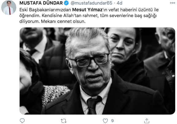 Siyasilerden Mesut Yılmaz mesajları - Sayfa 7